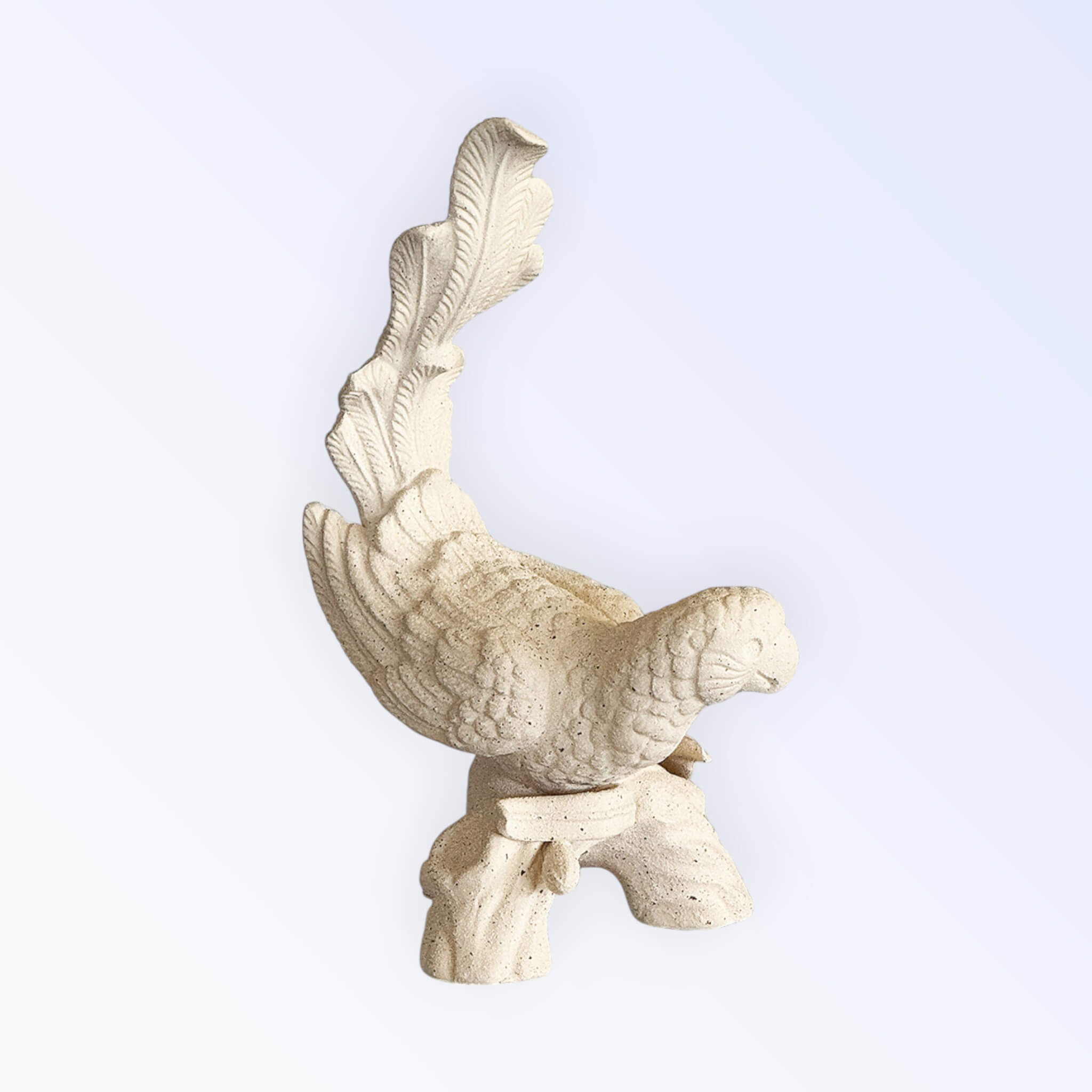 Ceramic Parrot Statue Sand Small