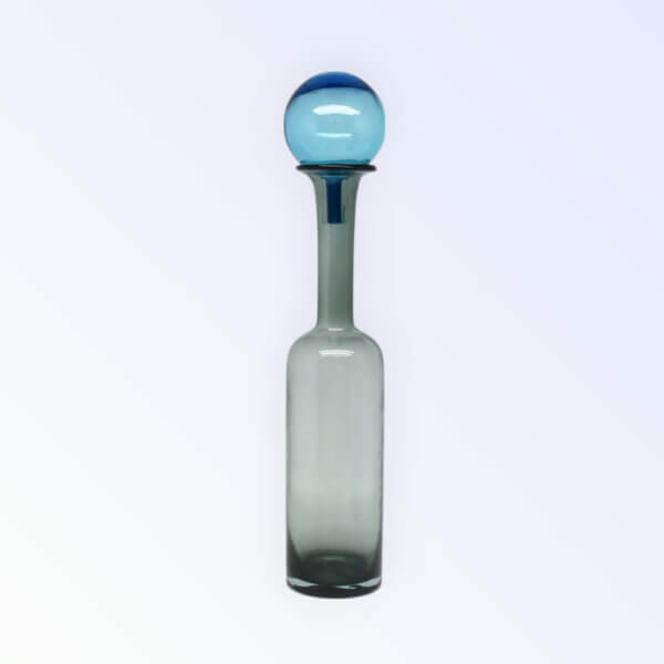 Grey Bottle Stopper Glass